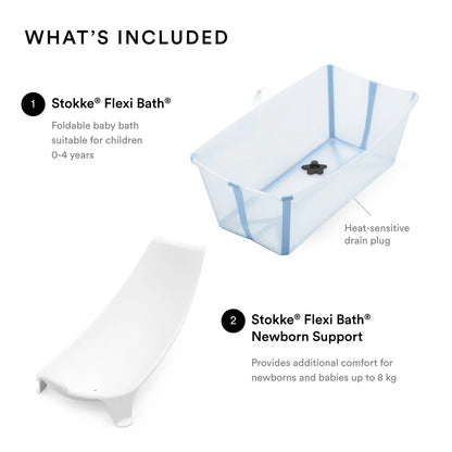 Stokke Flexi Bath + Newborn Support Bundle