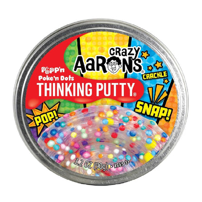 Crazy Aaron Poke'n Dots - Full Size 4" Thinking Putty Tin (PO020)