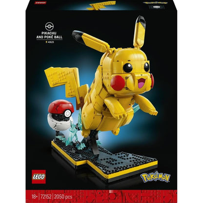LEGO Pokémon Pikachu & Poké Ball Building Set 72152