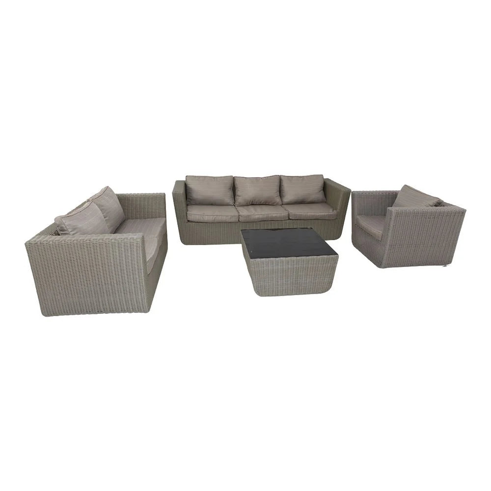 Swin Rattan 6 Seater Spacious Outdoor Sofa Set