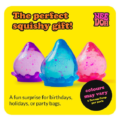 Needoh Dream Drop Squishy Fidget Toy (Assorted Color 1 Piece)