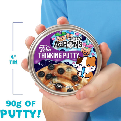 Crazy Aaron Brown Sugar Boba - Full Size 4" Thinking Putty Tin (OT020)