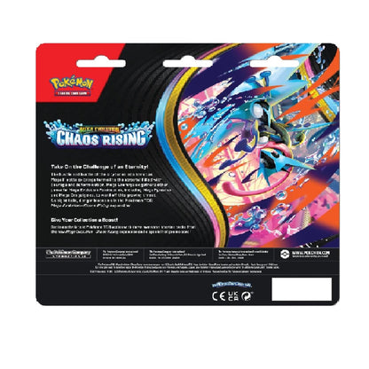 Pokemon Mega Evolution Chaos Rising 3-Pack Blister Box