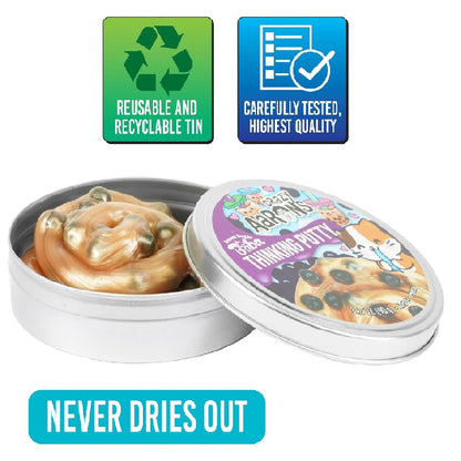 Crazy Aaron Brown Sugar Boba - Full Size 4" Thinking Putty Tin (OT020)