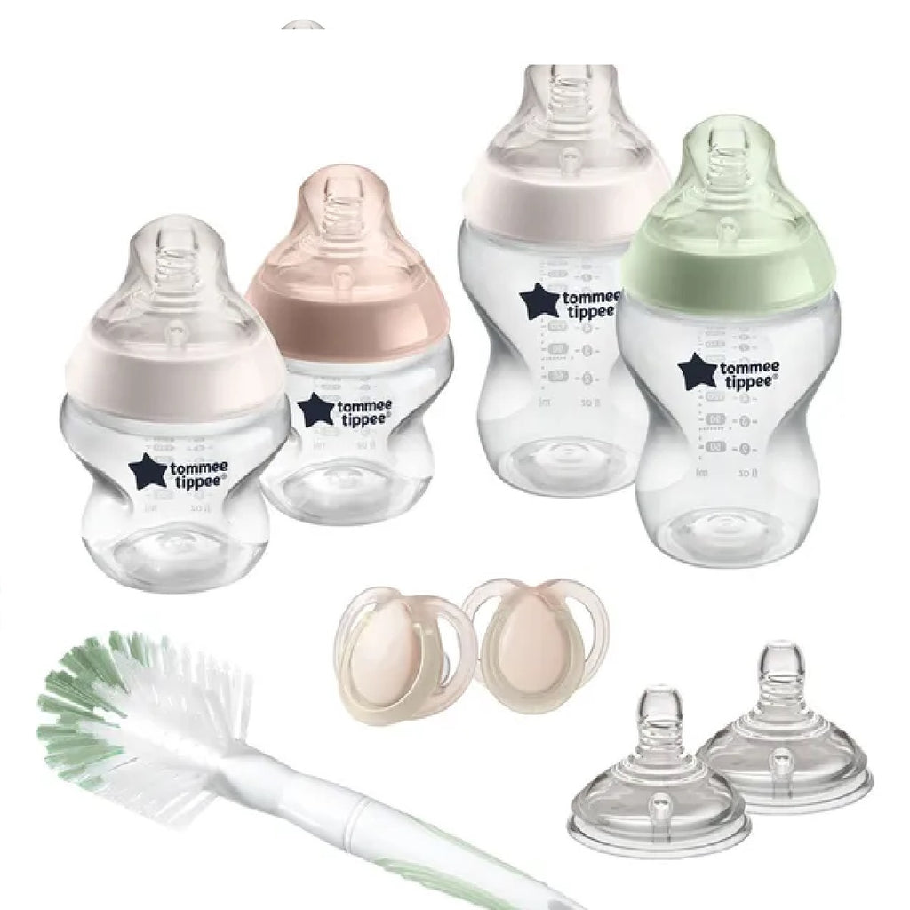Tommee Tippee - Closer to Nature Feeding Bottle Kit, Starter Set - Clear