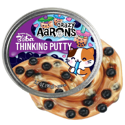 Crazy Aaron Brown Sugar Boba - Full Size 4" Thinking Putty Tin (OT020)