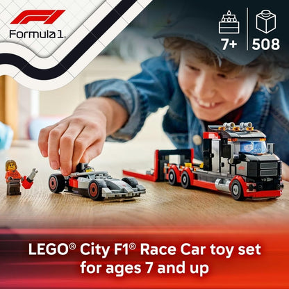 LEGO 60493 F1 Display Truck with Audi F1 Race Car