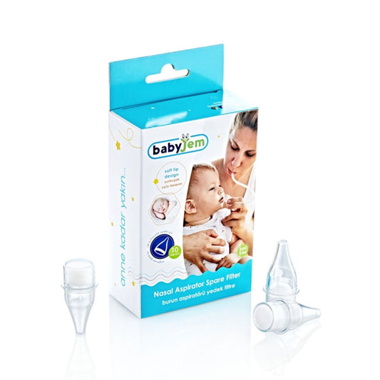 Babyjem - 10-Piece Nasal Aspirator Refill for Babies -  Newborn -  Transparent -  0 Months+