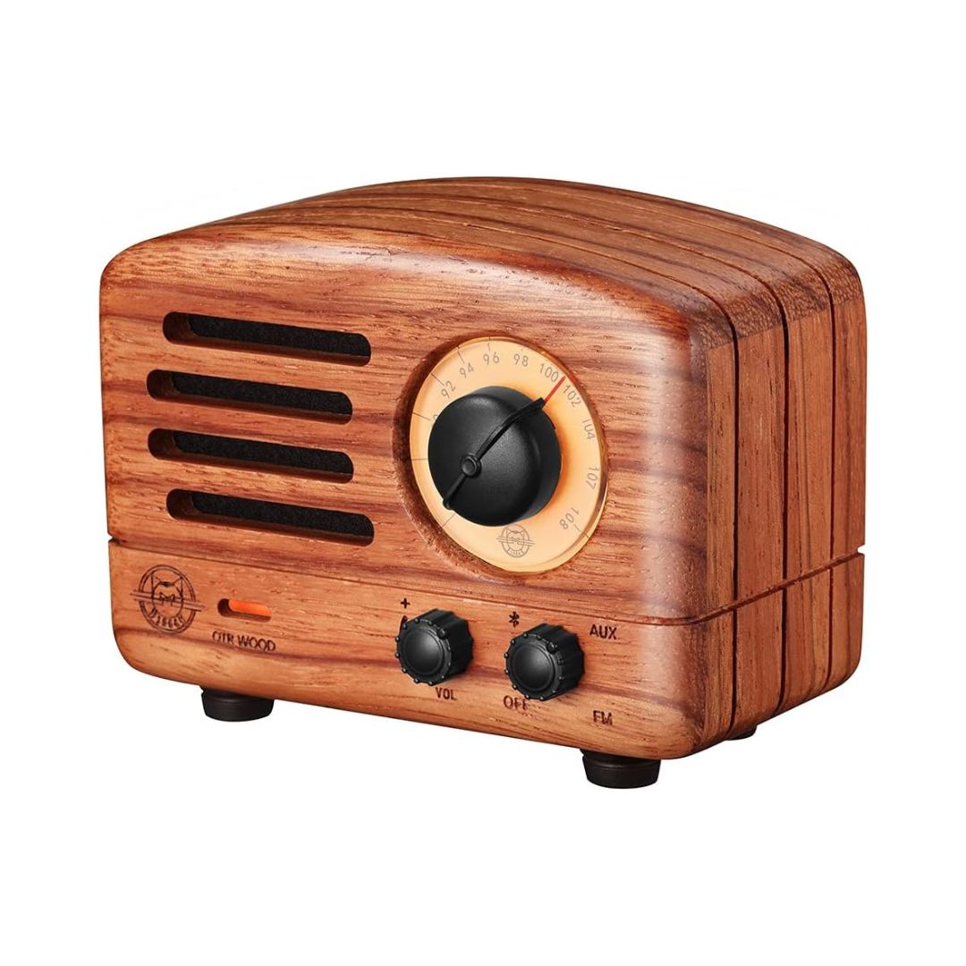 Muzen OTR Wood Wireless Portable FM-BT Speaker – (Rosewood)
