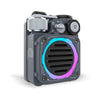 Muzen Cyber Cube Standard RGB Futuristic BT Speaker – (Grey)