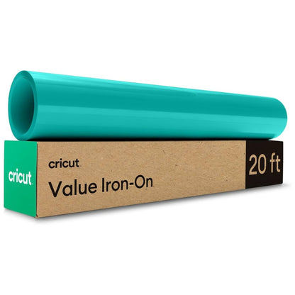 Cricut® Value Teal Iron-On (12 in x 20 ft) - HTV Heat Transfer Vinyl
