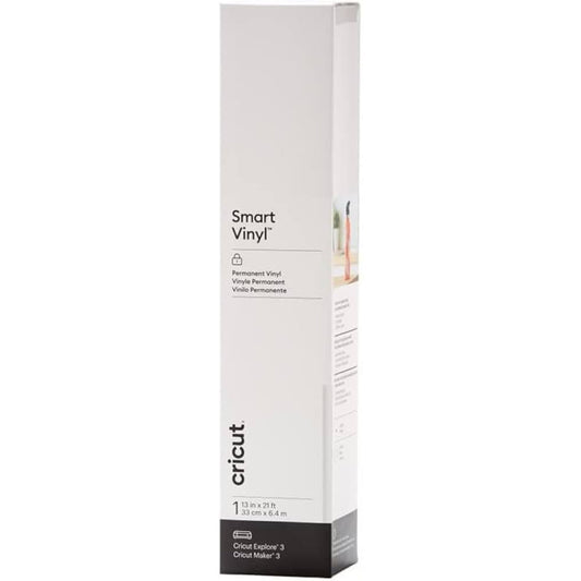 Cricut Smart Vinyl Permanent 33cm x 6.4M | White (21Ft)
