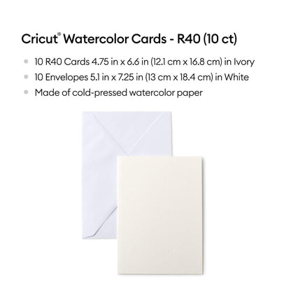 Cricut - Watercolor Cards R40