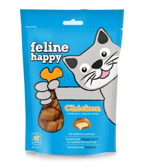 Mark & Chappel Feline Happy Treats Chicken 60gm