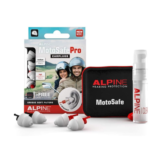 Alpine MotoSafe Pro Ear Plugs Racing & Touring Hearing Protection