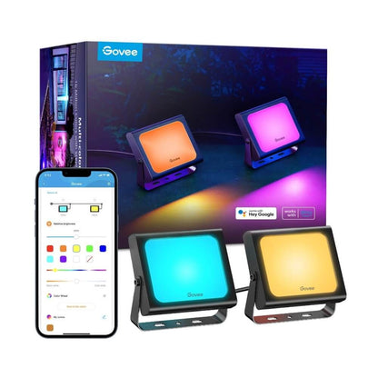 Govee RGBICWW LED Smart Flood Lights