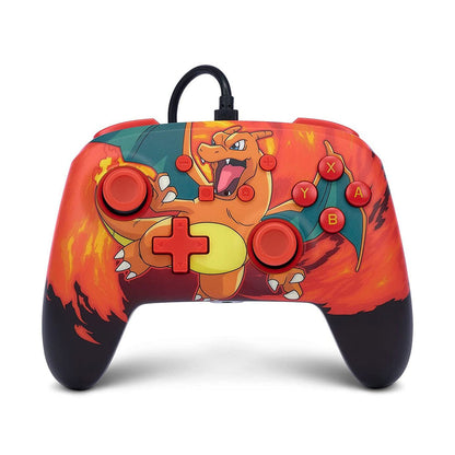 PowerA Nintendo Switch Enhanced Wired Controller - Pokémon: Charizard Vortex