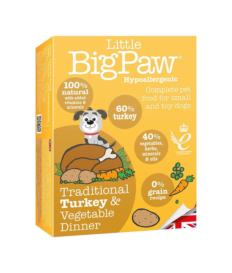 Little Big Paw Dog Traditional Turkey & Vegetable Dinner 150gm