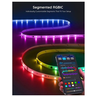 Govee RGBIC Basic Wi-Fi + Bluetooth LED Strip Lights 10 Meter