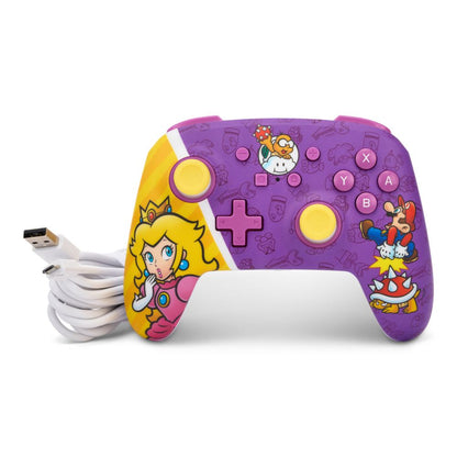 PowerA Princess Peach Battle Wired Controller Nintendo Switch