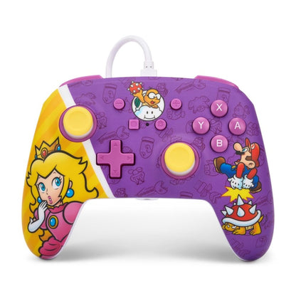 PowerA Princess Peach Battle Wired Controller Nintendo Switch