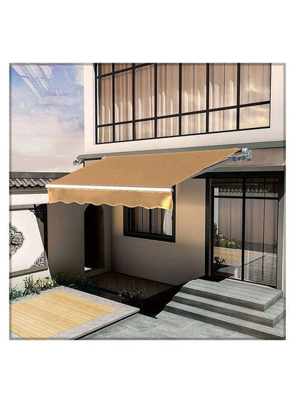 مظلة شمسية خارجية قابلة للطي من ياتاي مع مقبض يدوي