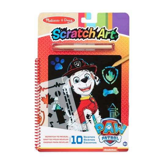 Melissa and Doug Paw Patrol Scratch Art Pad - Marshall