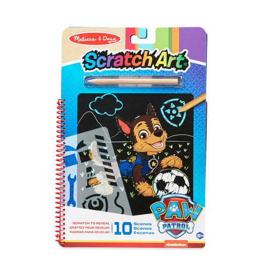 Melissa and Doug Paw Patrol Scratch Art Pad - Chase