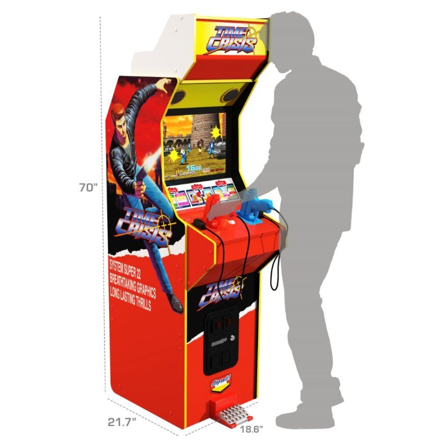 Arcade1Up Time Crisis Deluxe Arcade Machine