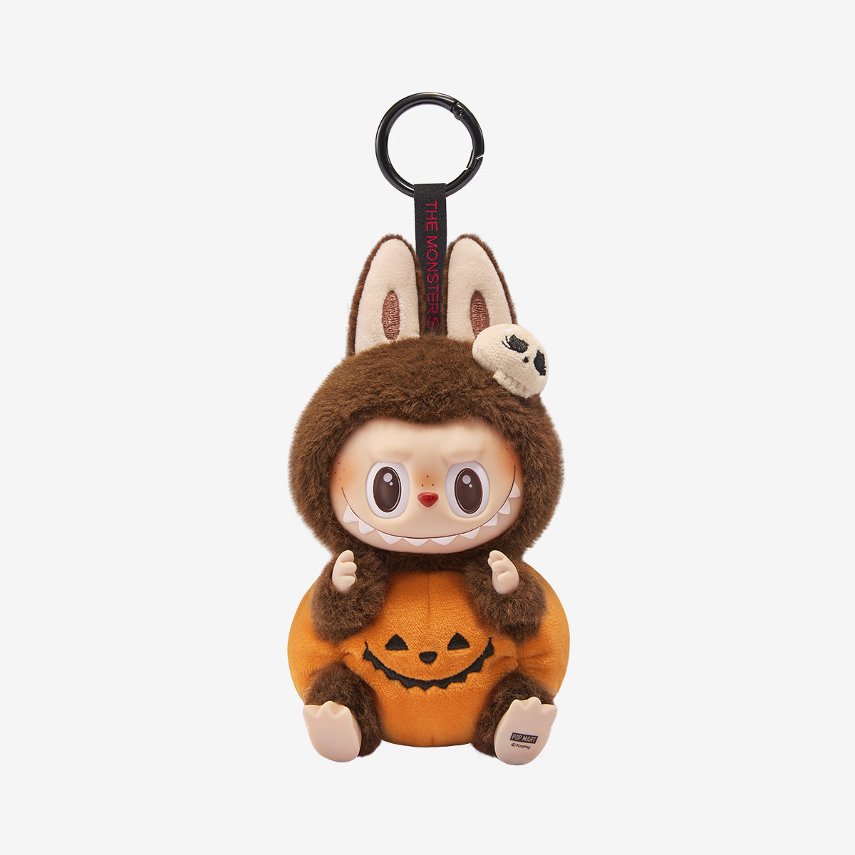 Pop Mart Labubu "Happy Halloween Party Series" - Seated Pumpkin Pendant