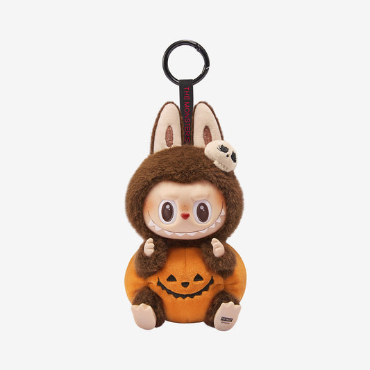 Pop Mart Labubu "Happy Halloween Party Series" - Seated Pumpkin Pendant