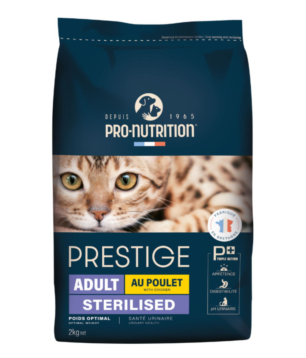 Pro nutrition Prestige Cat Adult Sterilised Chicken 2kg