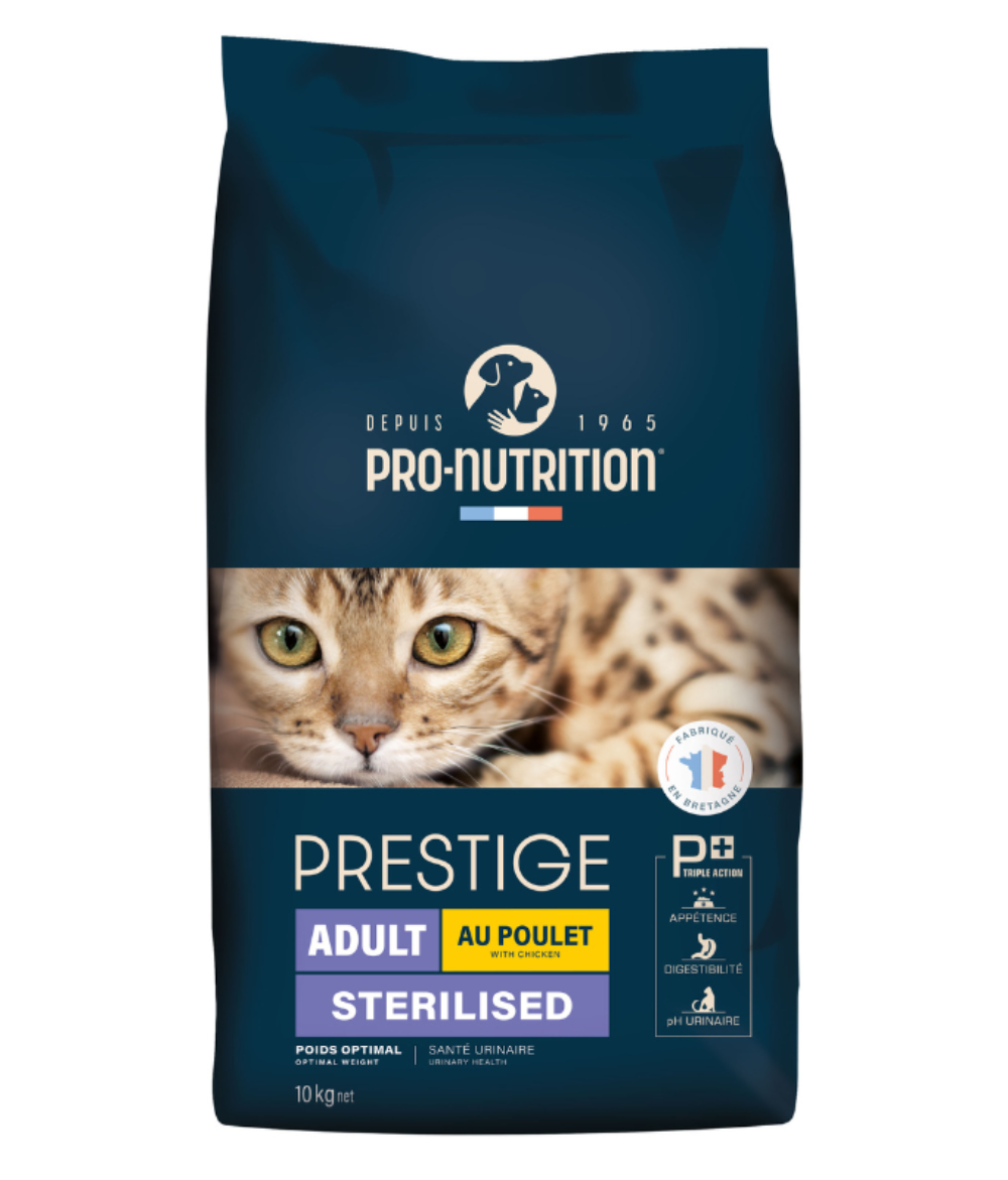 Pro nutrition Prestige Cat Adult Sterilised Chicken 10kg