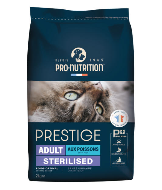 Pro nutrition Prestige Cat Adult Sterilised Fish 2kg