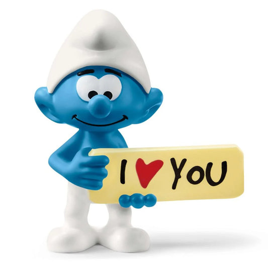 Schleich The Smurfs - Smurf With Sign