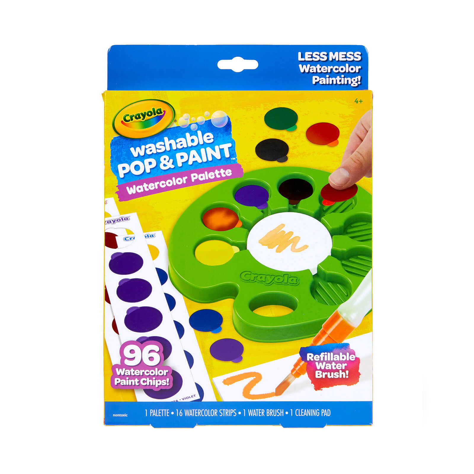 Crayola Pop Paint Washable Watercolor Palette