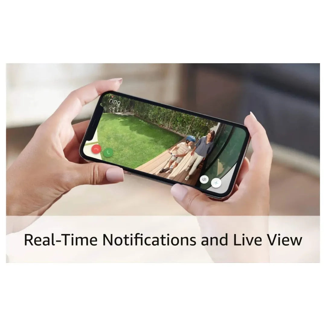 Ring Spotlight Cam Plus Battery-Operated Camera Pack (2 Pc., White)