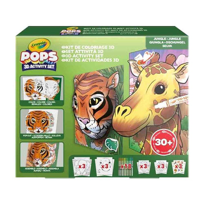 مجموعة أنشطة كرايولا بوبس - الغابة