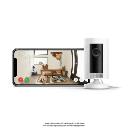 Ring Stick Up Battery-Powered Camera (6 x 6 x 9.7 cm, White)