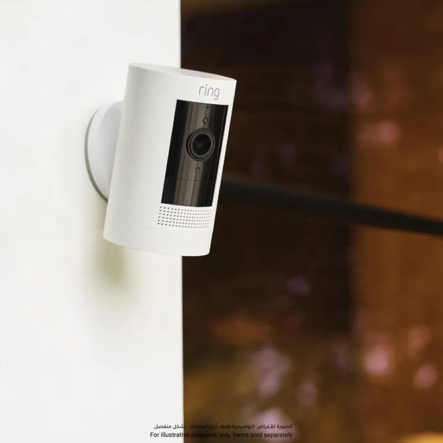 Ring Stick Up Battery-Powered Camera (6 x 6 x 9.7 cm, White)