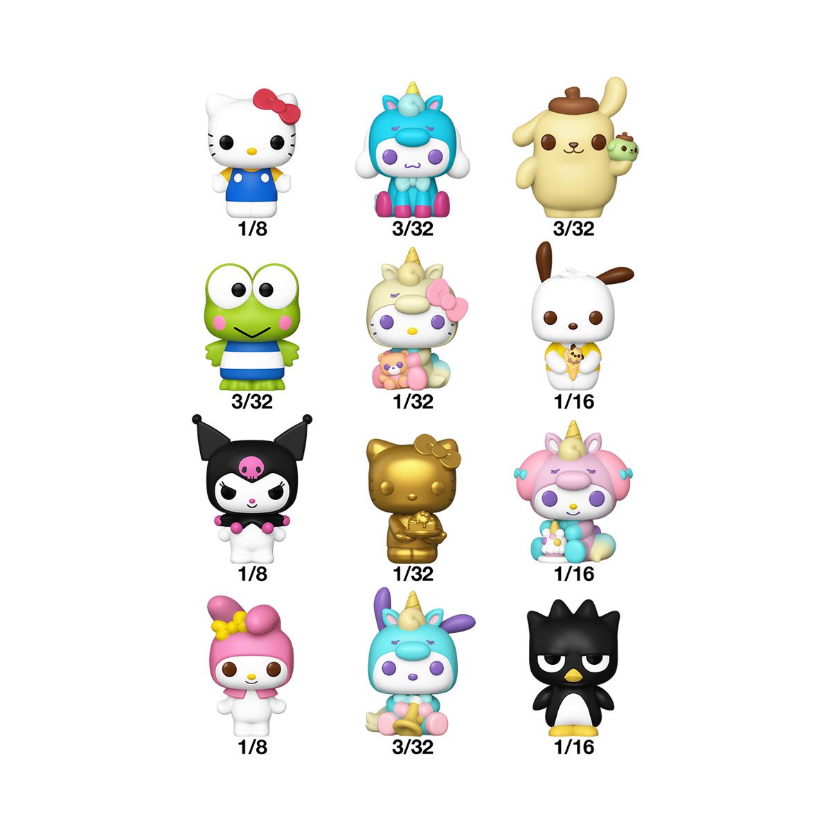 Bitty Pop! Animation: Sanrio Singles 32pc PDQ