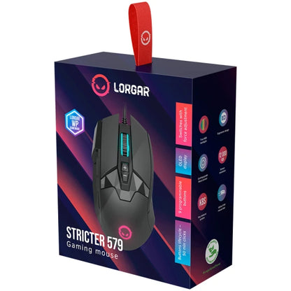 LORGAR Stricter 579 Gaming Mouse with 9 Programmable Buttons