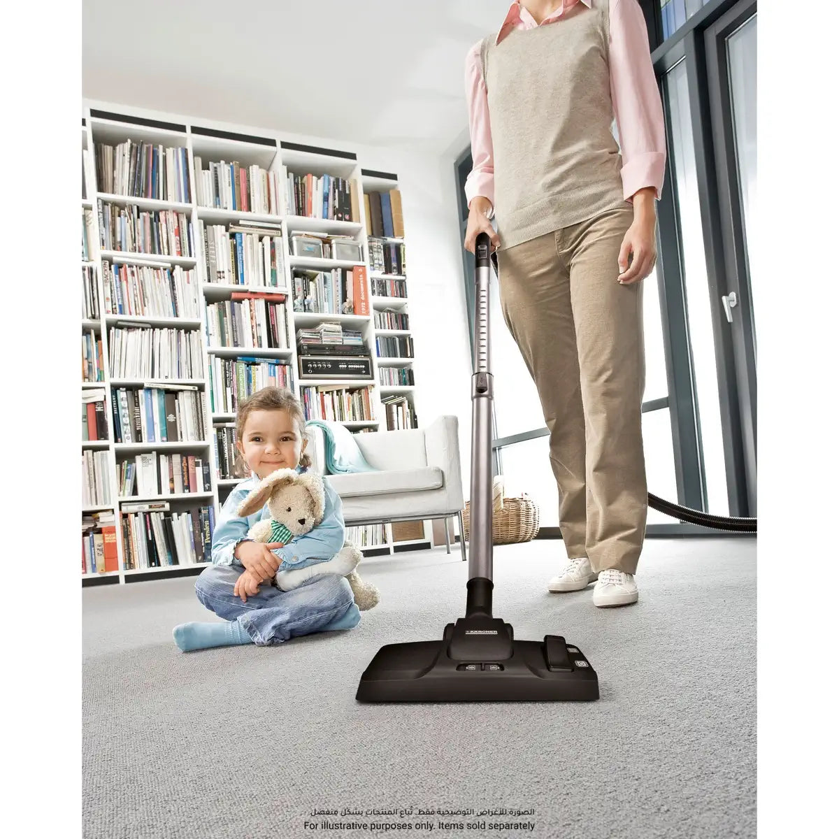 Karcher Bagless VC 3 Plus Multi-Cyclone Vacuum Cleaner + VCH 2s Hand Vacuum Cleaner Bundle