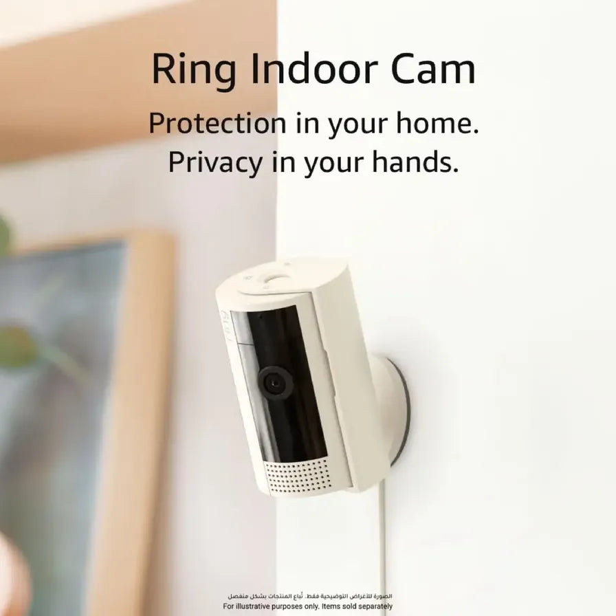 Ring 2nd Generation Motion Detection Indoor Camera (4.9 x 4.9 x 9.6 cm, Starlight)