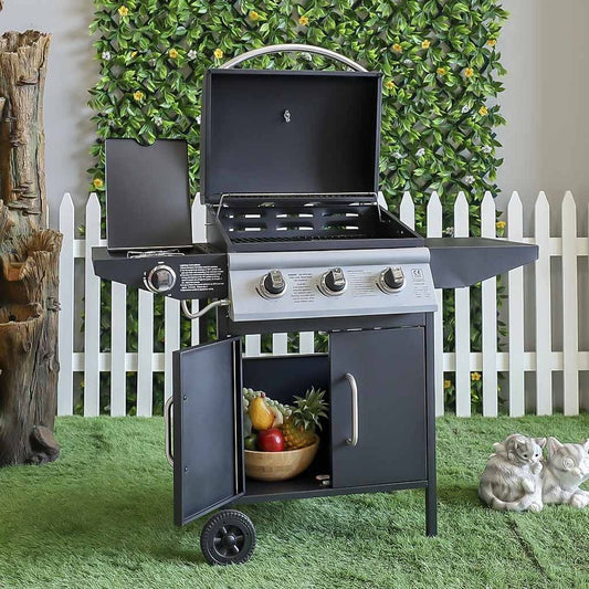 New Britz Black Metallic Bbq Station G9203A-Sb