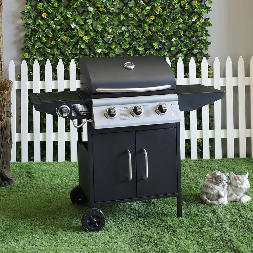 New Britz Black Metallic Bbq Station G9203A-Sb