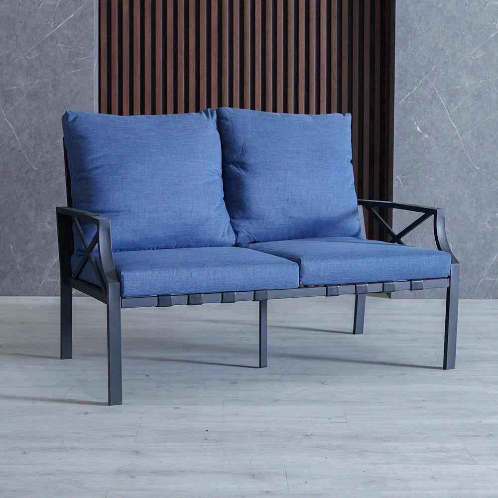 Torino 7 Seater Sofa Set - Blue