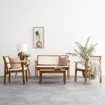 Rozana 4-Seater Sofa Set - Beige