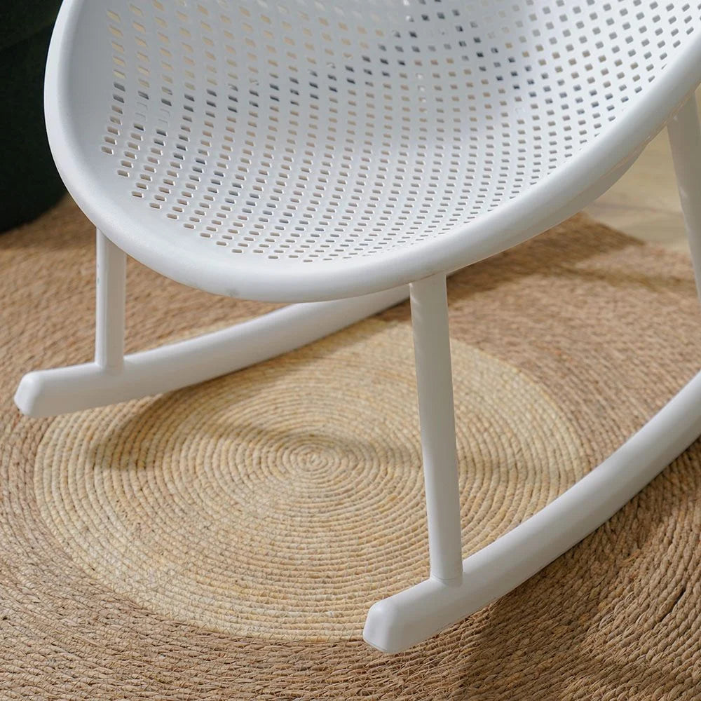 Rayan Rocking Chair - White