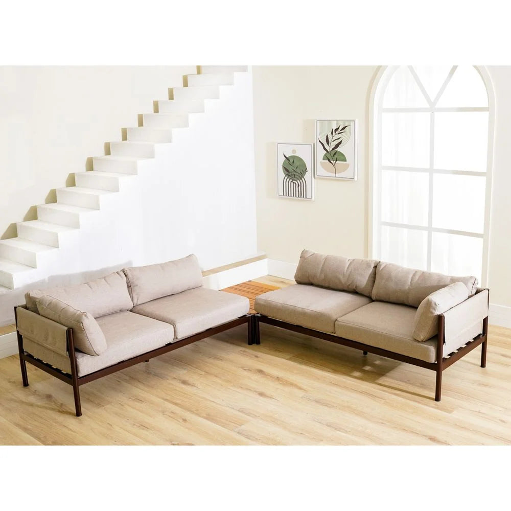 Lydia 4-Seater Aluminum Sofa Set